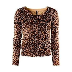 H&M Divided Leopard Print Cardigan, Size 12